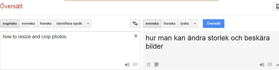 översätt från svenska till tyska